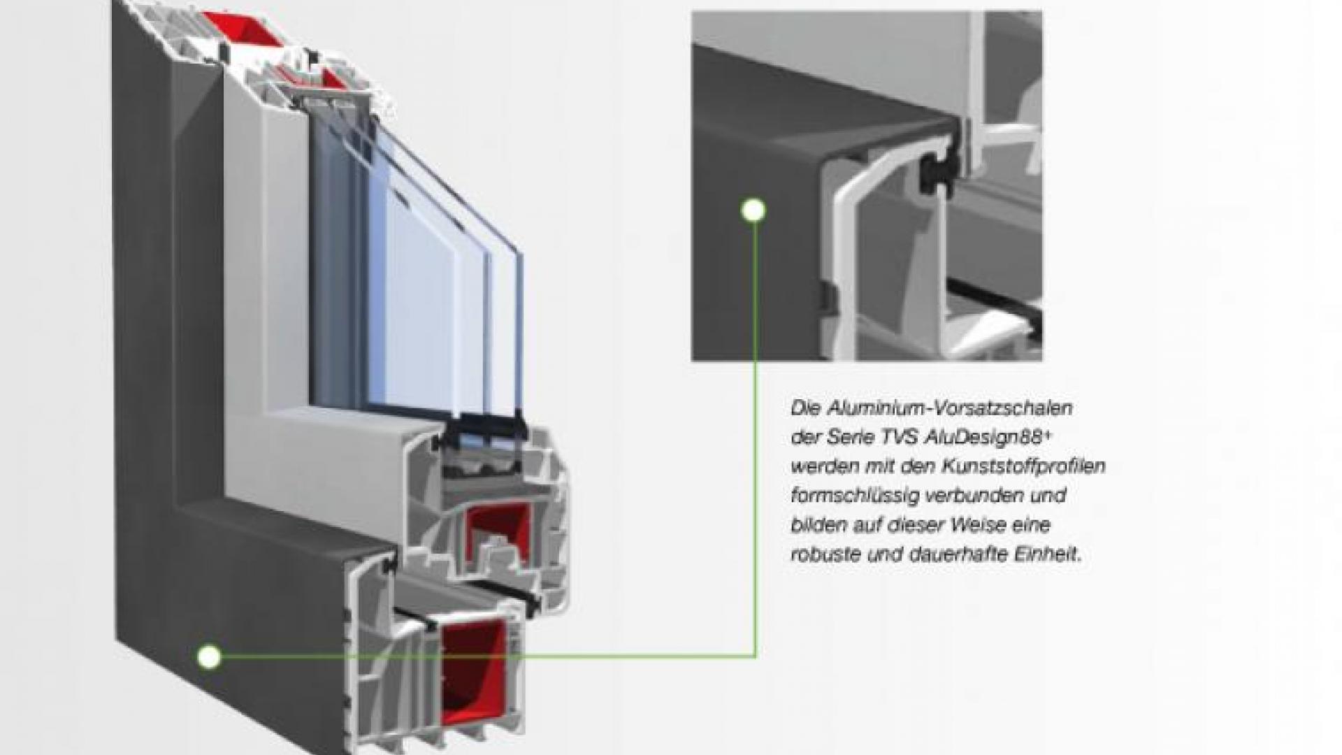 Neue Fenstergeneration TVS AluDesign88