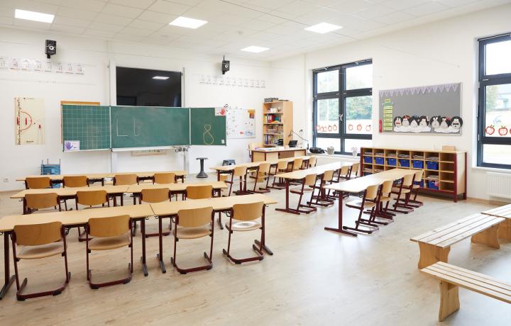 Grundschule Detmold, Schulgebäude, Klassenraum