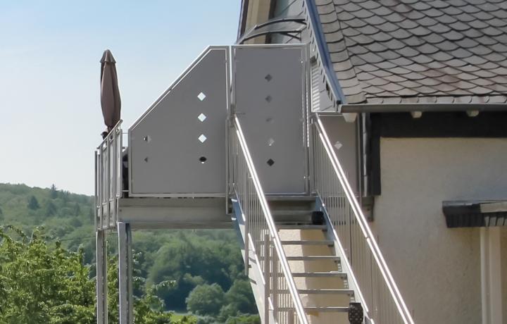 Detail Balkotop® Geländerfüllung