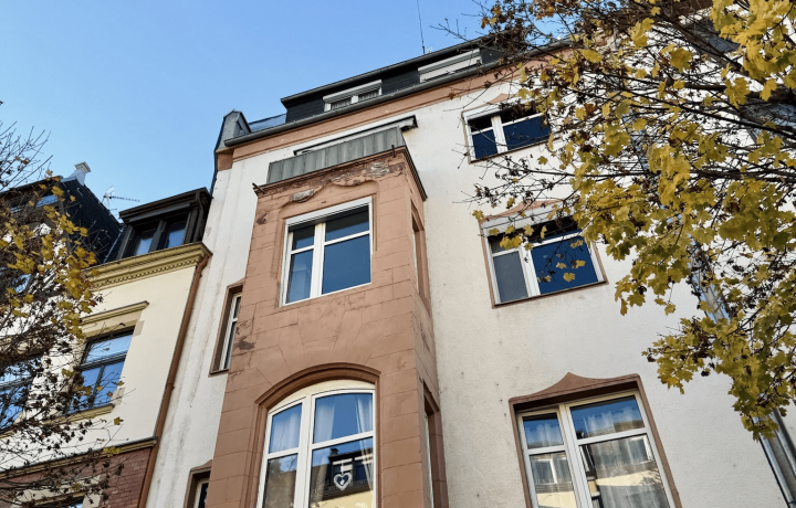 Altbau während Kernsanierung