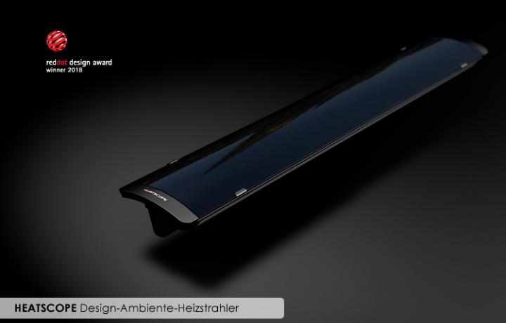 HEATSCOPE PURE Design Ambiente-Heizstrahler, reddot design award